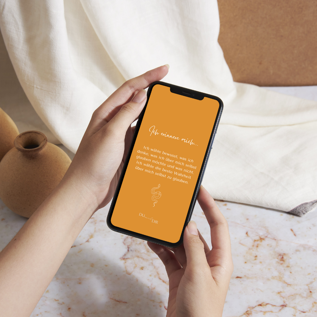 Affirmation für positive Gedanken, mentale Gesundheit fördern, Affirmation für Selbstwert, Selbstliebe Affirmation