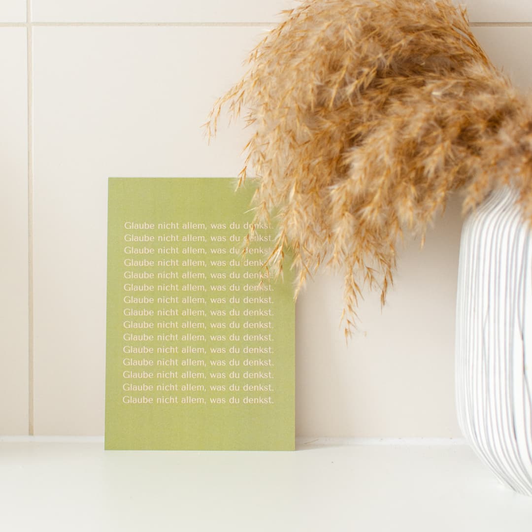 Affirmationen für positive Gedanken, Sprüche Selbstliebe, weniger grübeln, weniger zweifeln, Selbstwertgefühl stärken