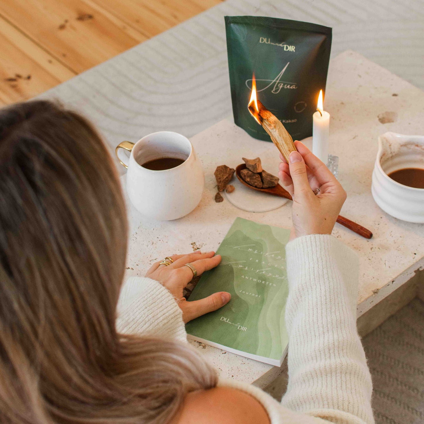 Ritualkakao, zeremonieller_Kakao, Rohkakao, Edelkakao, Loslassen_lernen, Palo_Santo_raeuchern, Achtsamkeit_Tagebuch, Journaling